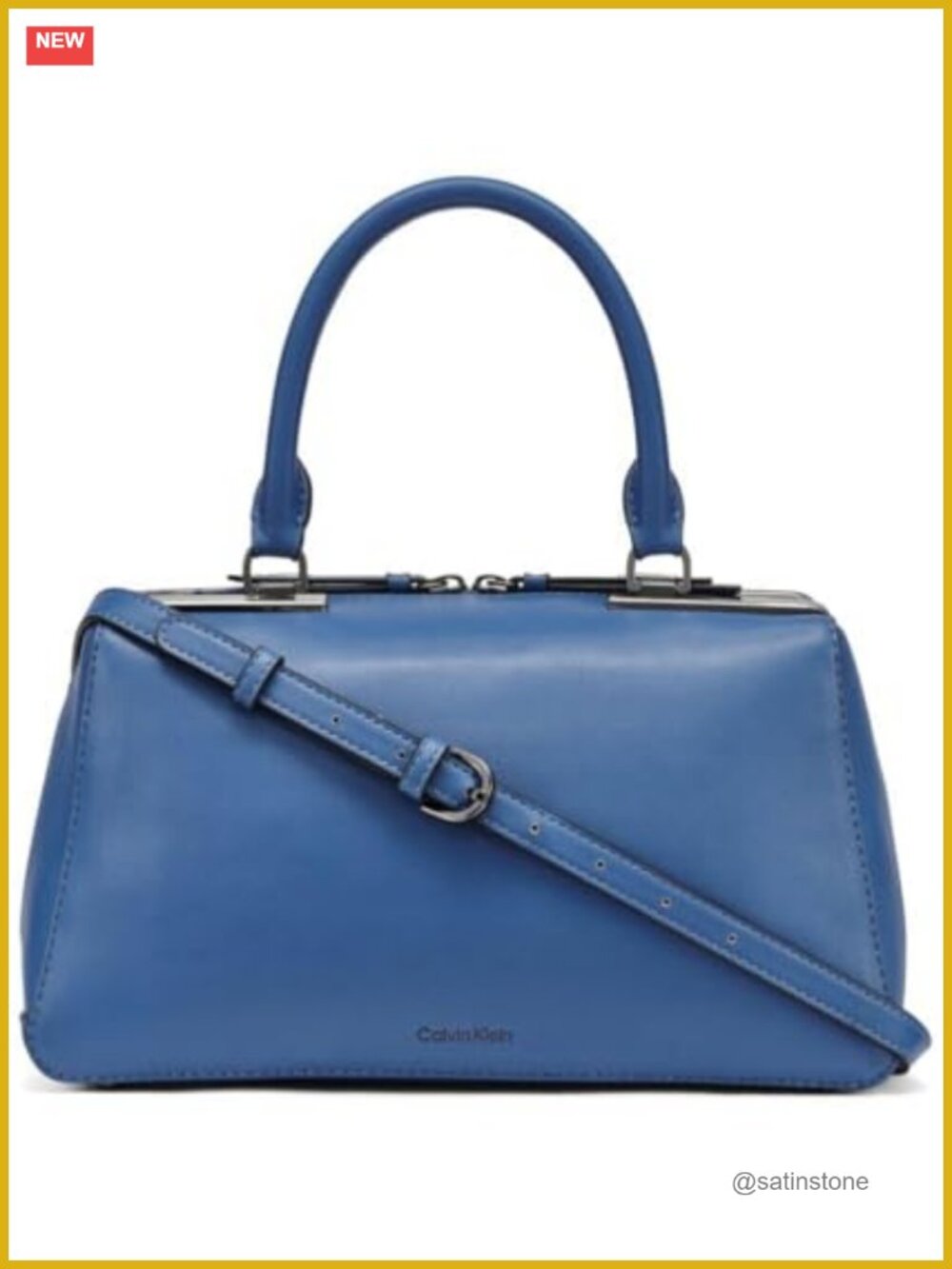 Vegan Leather Lori Top Zip Satchel Crossbody Handbag